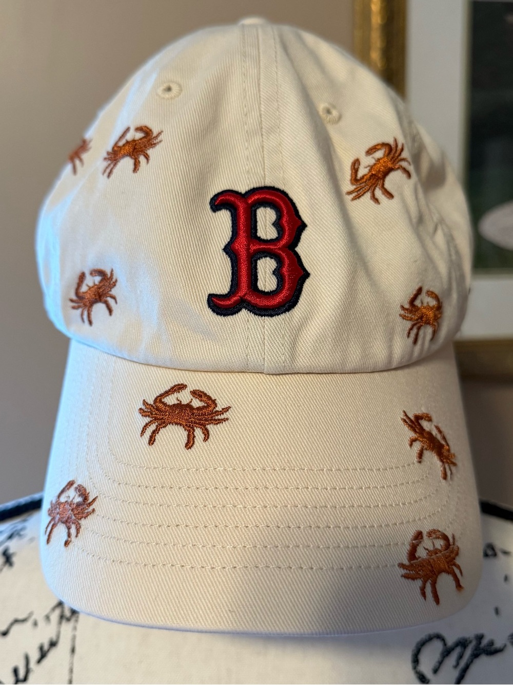 '47 Summer Icon Baseball Cap “Boston Crab” Anthropologie. NWOT